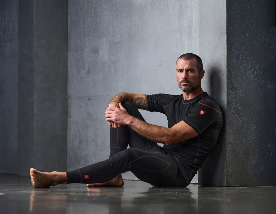 Underwear | Functional Underwear: e.s. functional long-pants basis-warm + black 1