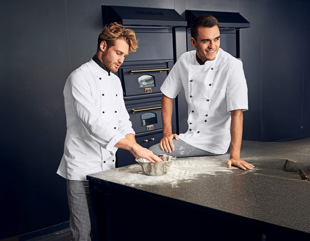 Shirts, Pullover & more: Chefs Jacket Budapest + white 1