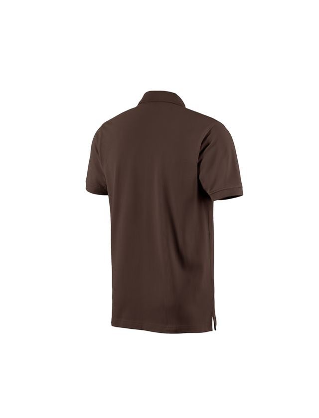 Hauts: e.s. Polo cotton + marron 2