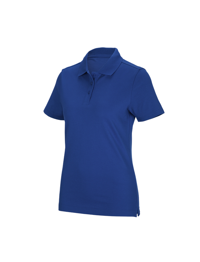 Hauts: e.s. Fonctionnel polo poly cotton, femmes + bleu royal 2