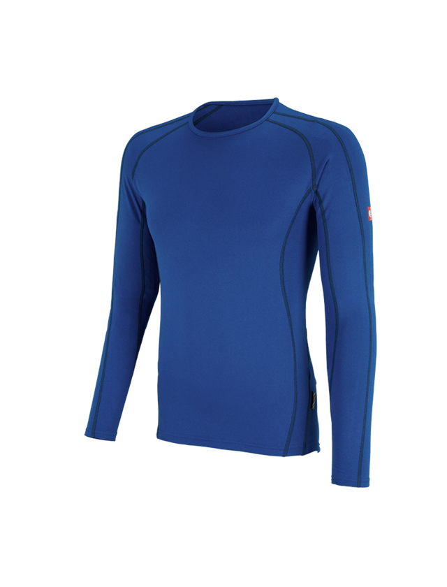 Sous-vêtements | Vêtements thermiques: e.s. Fonction-Longsleeve clima-pro-warm, hommes + bleu gentiane 2