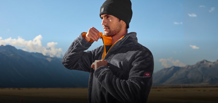 e.s.motion 2020 in the colour anthracite-high-vis orange for men
