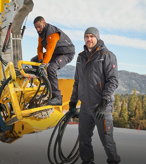 e.s.motion 2020 dans la nouvelle couleur anthracite-orange haute visibilité pour hommes