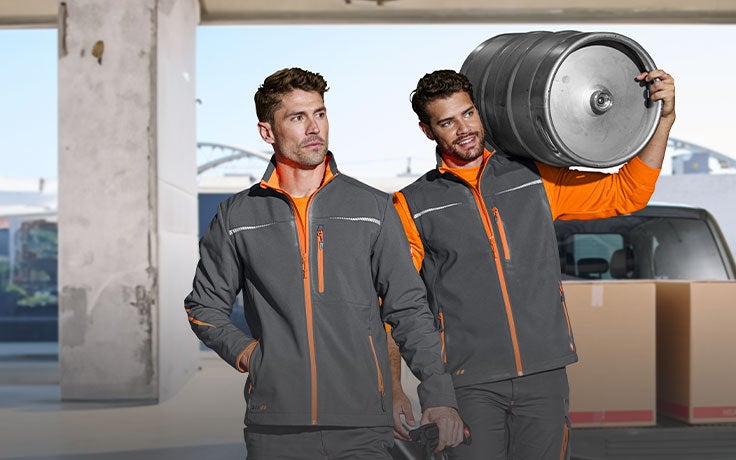 e.s.motion 2020 in the new colour anthracite-high-vis orange for men
