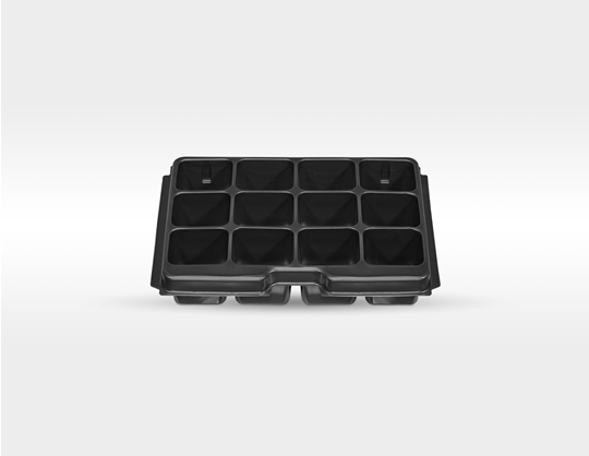 Nézet 2, STRAUSSbox 118 midi tool insert, 12 rekesz