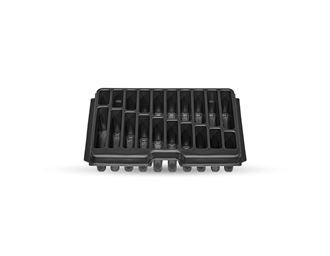 Fő nézet, STRAUSSbox 118 midi tool insert, 20 rekesz