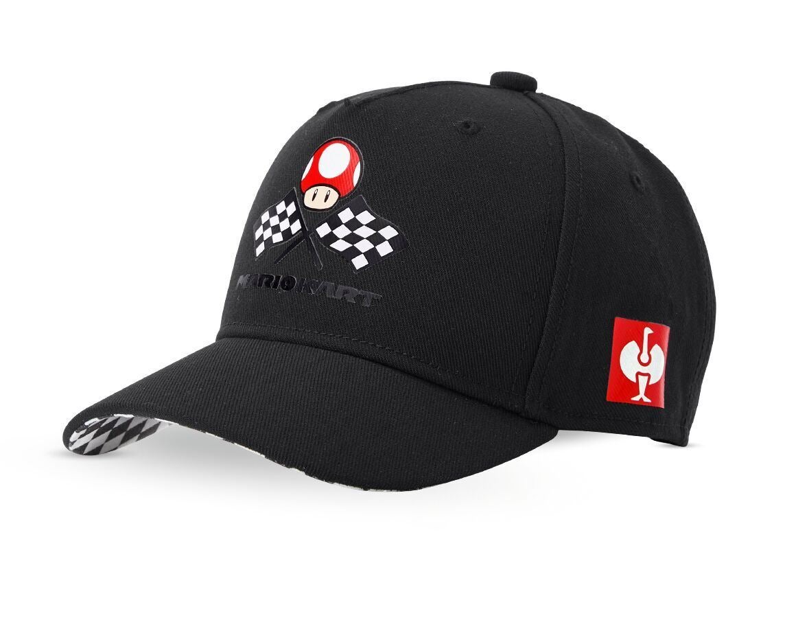 Együttműködések: Mario Kart sildes sapka, gyermek + fekete