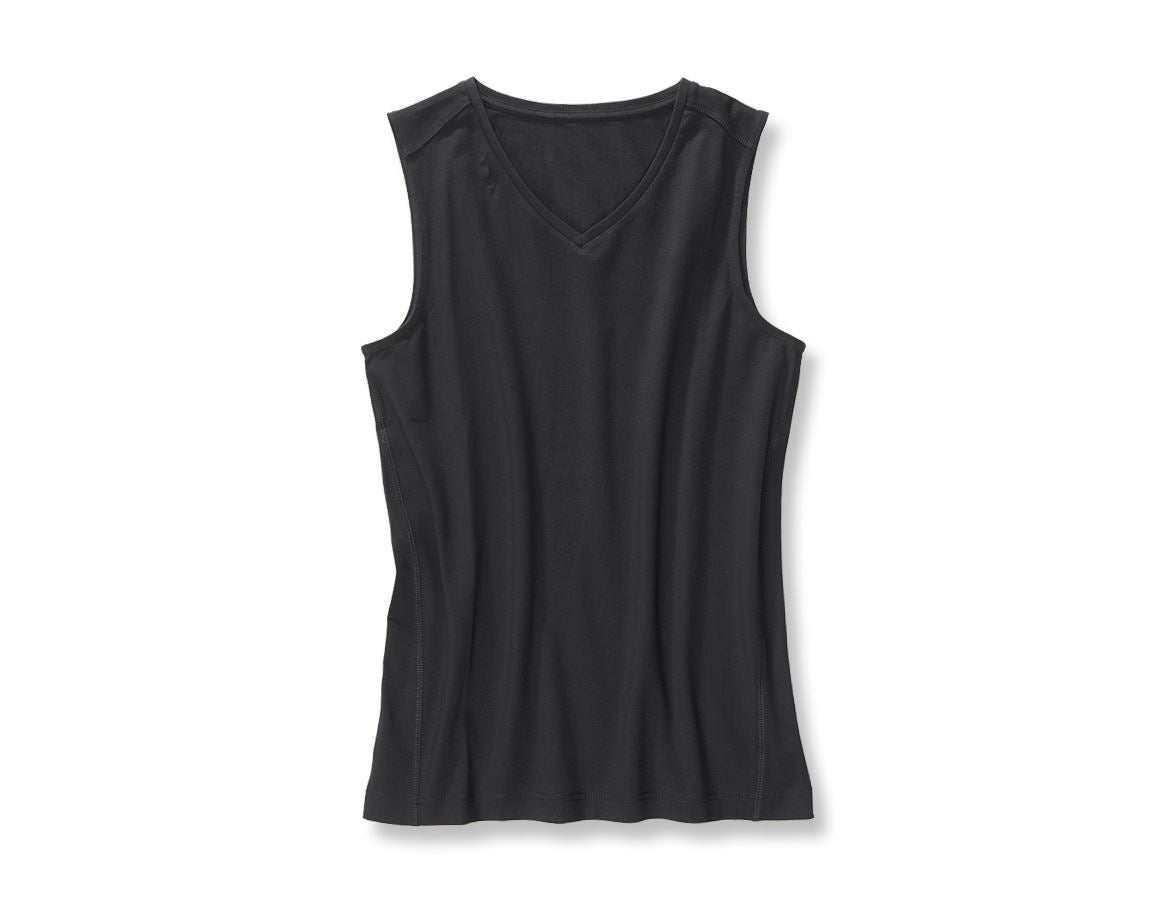 Alsónemű | Termoöltözet: e.s. cotton stretch atlétatrikó + fekete