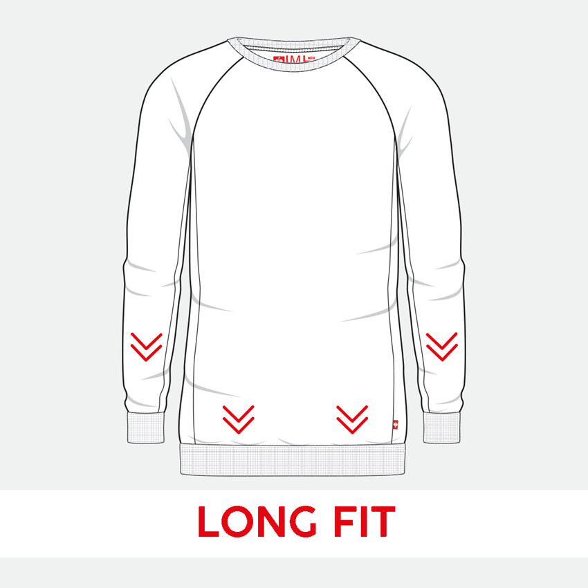 Pólók és egyebek: e.s. melegítőfelső cotton stretch, long fit + tűzpiros 2