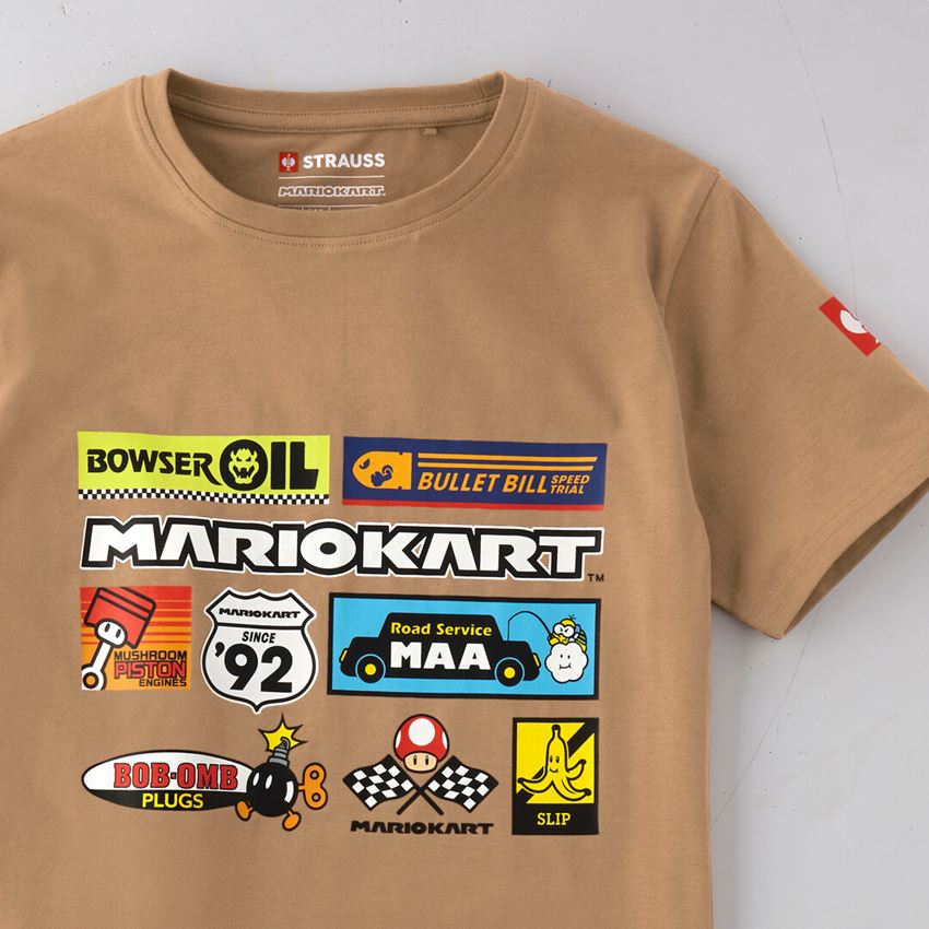 Együttműködések: Mario Kart póló, gyermek + mandulabarna 2