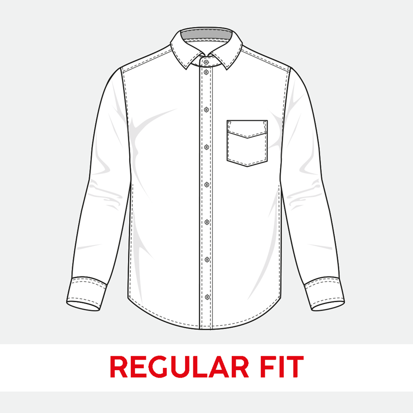 Pólók és egyebek: e.s. üzleti ing cotton stretch, regular fit + fehér 2