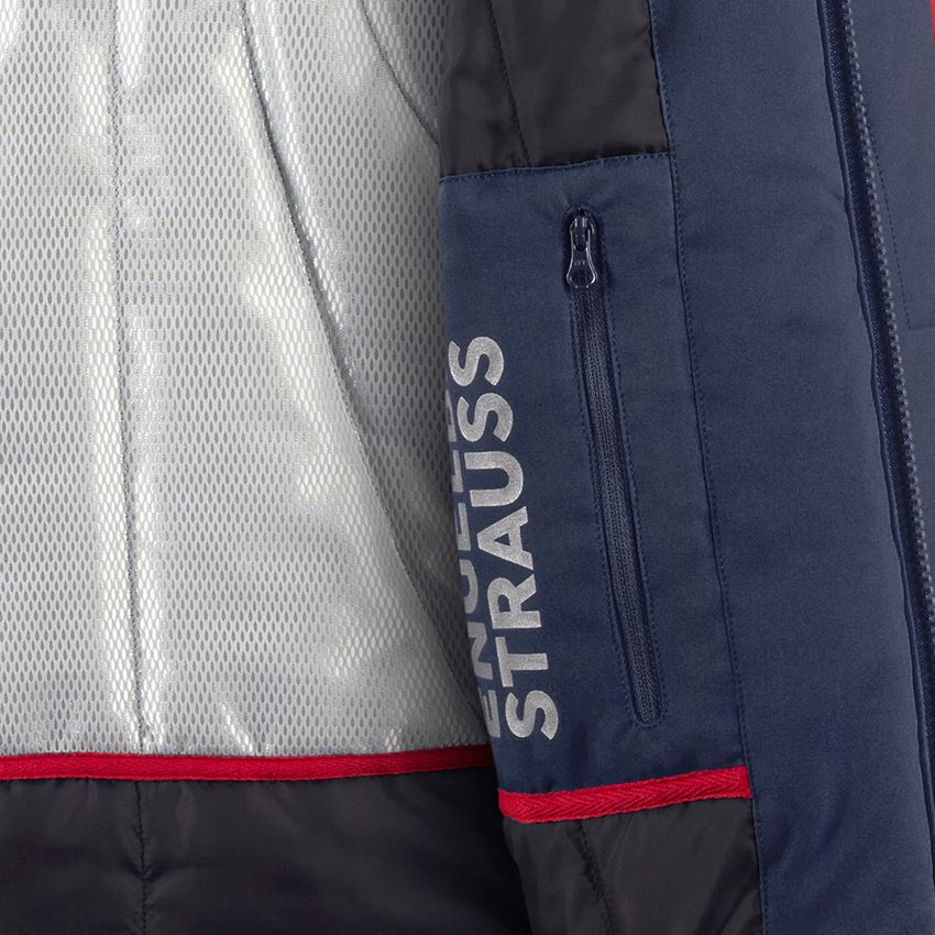 Dzsekik: Softshell dzseki e.s.motion + sötétkék/fekete 2