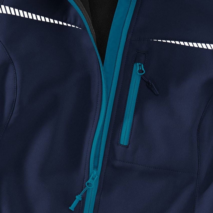 Dzsekik: Softshell dzseki e.s.motion 2020, női + sötétkék/atoll 2