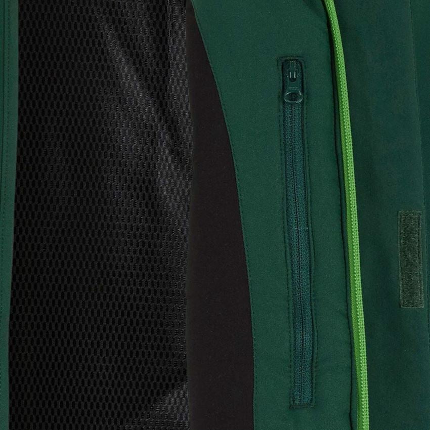 Dzsekik: Téli softshell dzseki e.s.motion 2020, férfi + zöld/tengerzöld 2