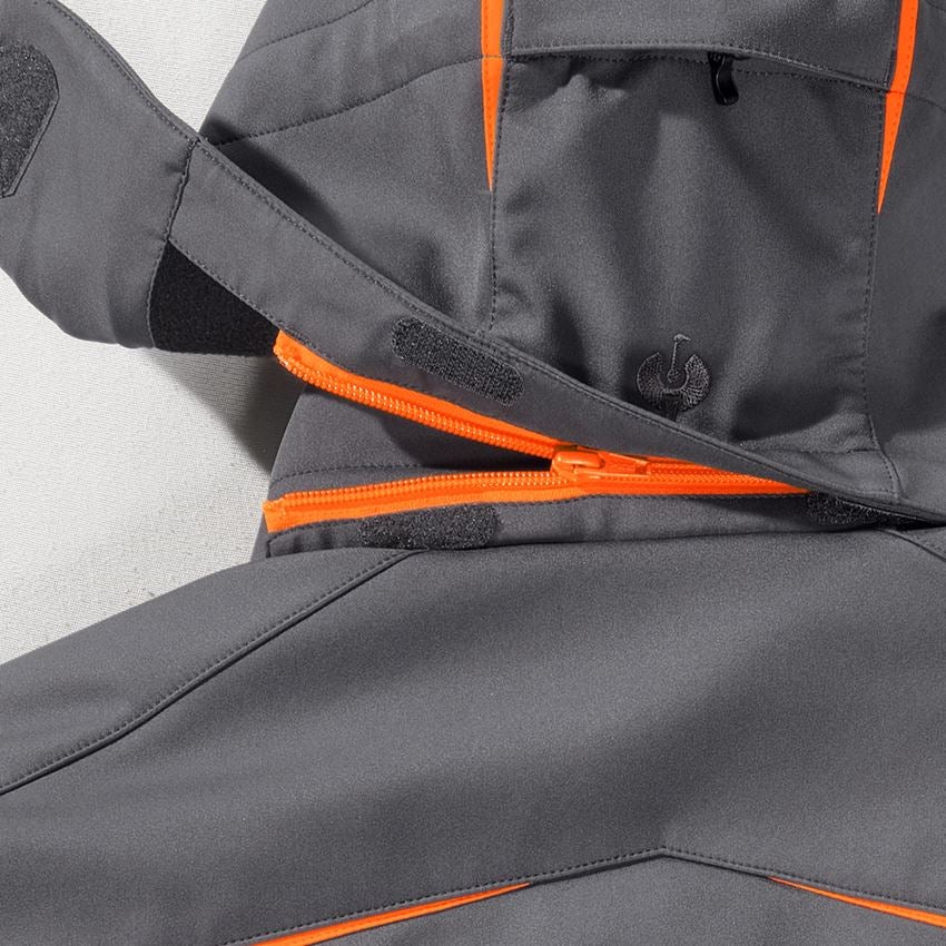 Dzsekik: Téli softshell dzseki e.s.motion 2020, férfi + antracit/láthatósági narancs 2