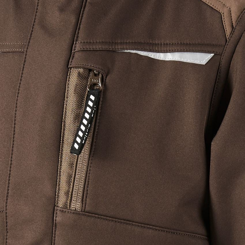Dzsekik: Gyermek softshell dzseki e.s.motion + gesztenye/mogyoró 2
