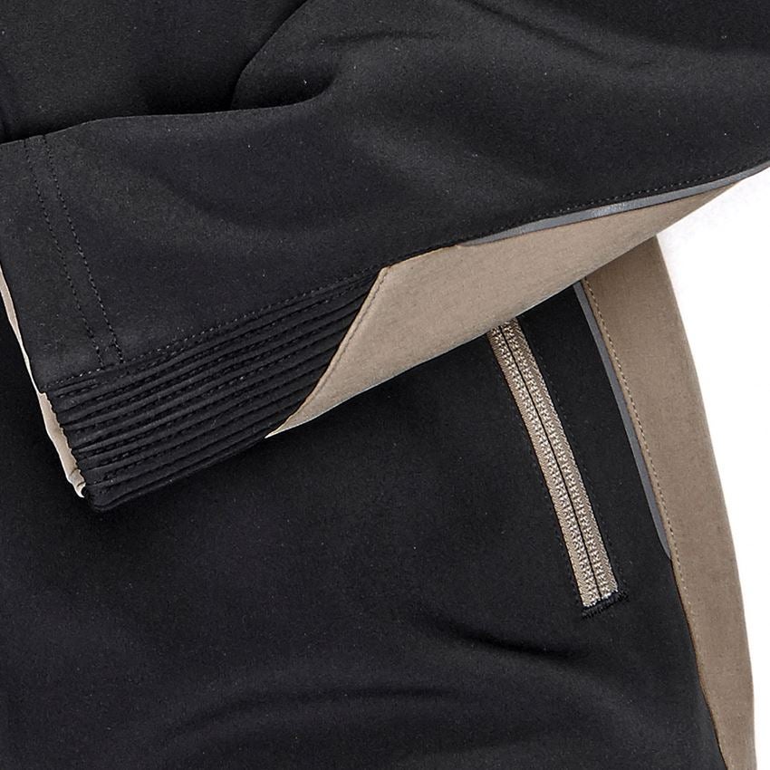 Dzsekik: Softshell dzseki e.s.vision + fekete/agyag 2