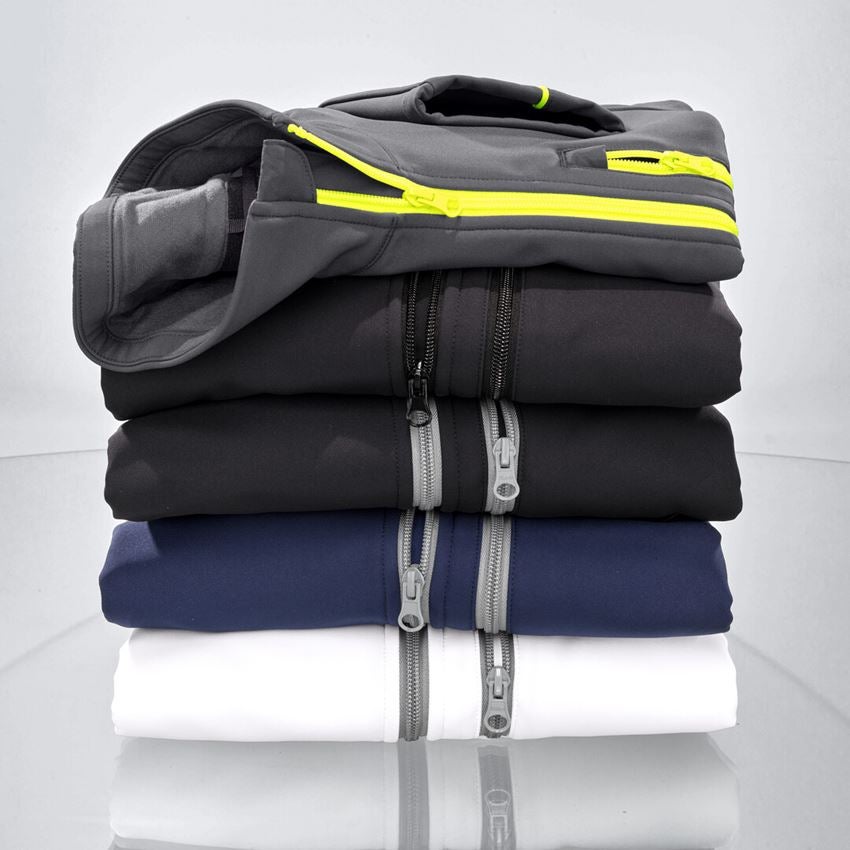 Dzsekik: Softshell dzseki e.s.line.core + szénszürke/láthatósági sárga 2