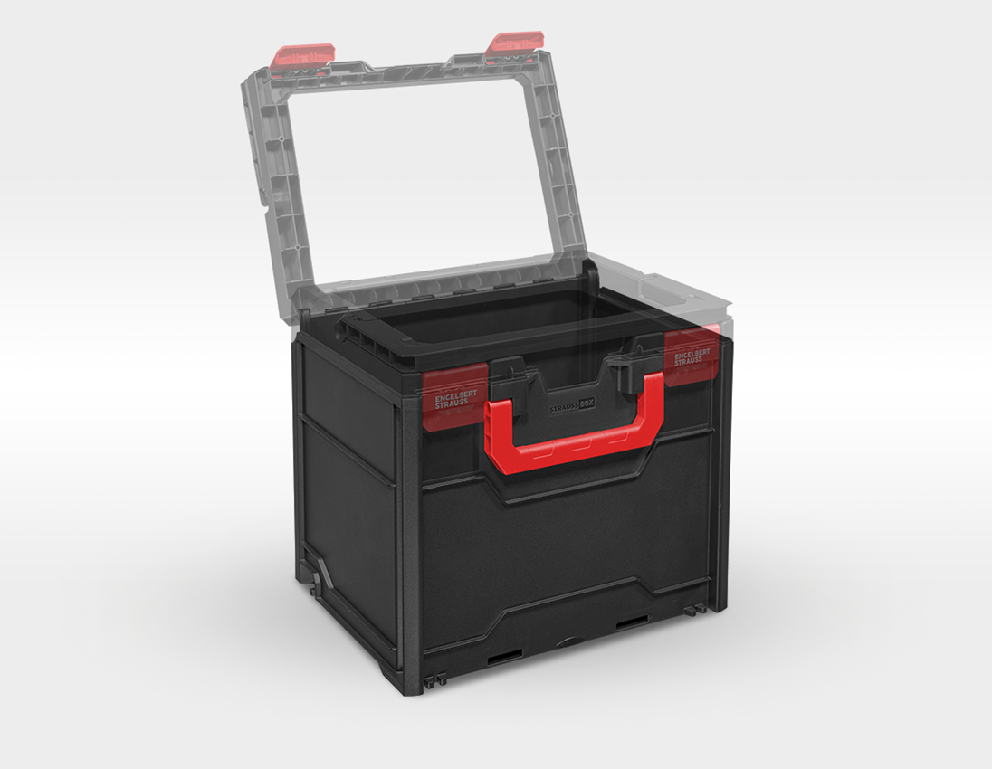STRAUSSbox rendszer: STRAUSSbox 340 midi tool carrier szerszámosláda 3