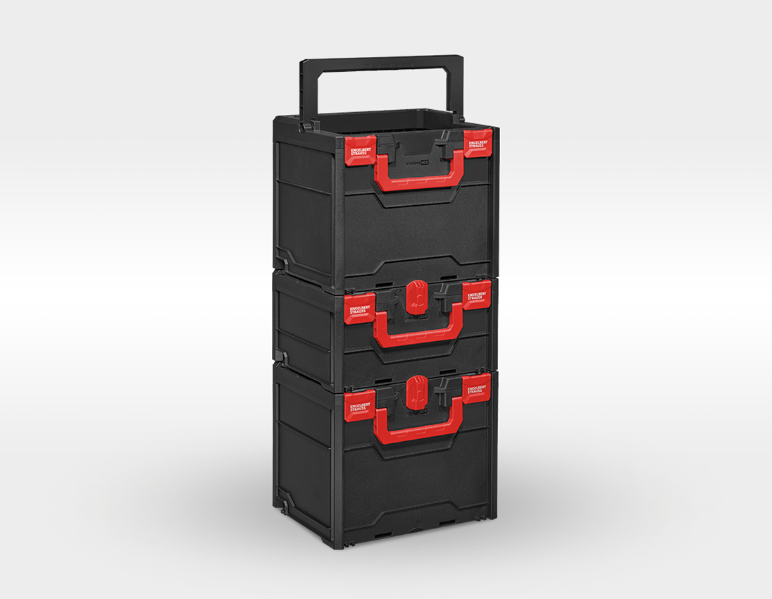 STRAUSSbox rendszer: STRAUSSbox 340 midi tool carrier szerszámosláda 4