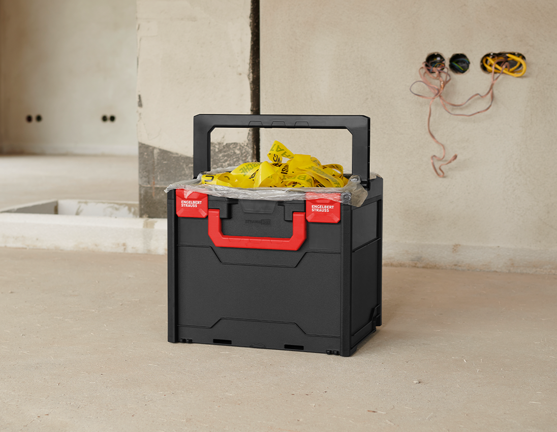 STRAUSSbox rendszer: STRAUSSbox 340 midi tool carrier szerszámosláda 1