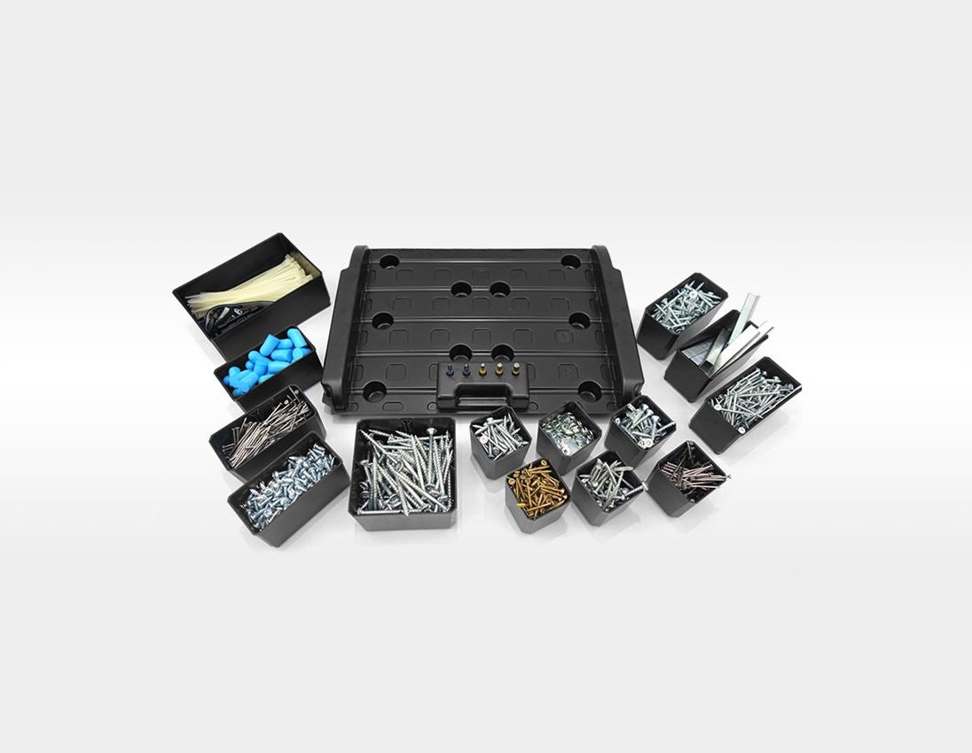 STRAUSSbox rendszer: STRAUSSbox 118 midi szerszámosdobozok, 14 doboz