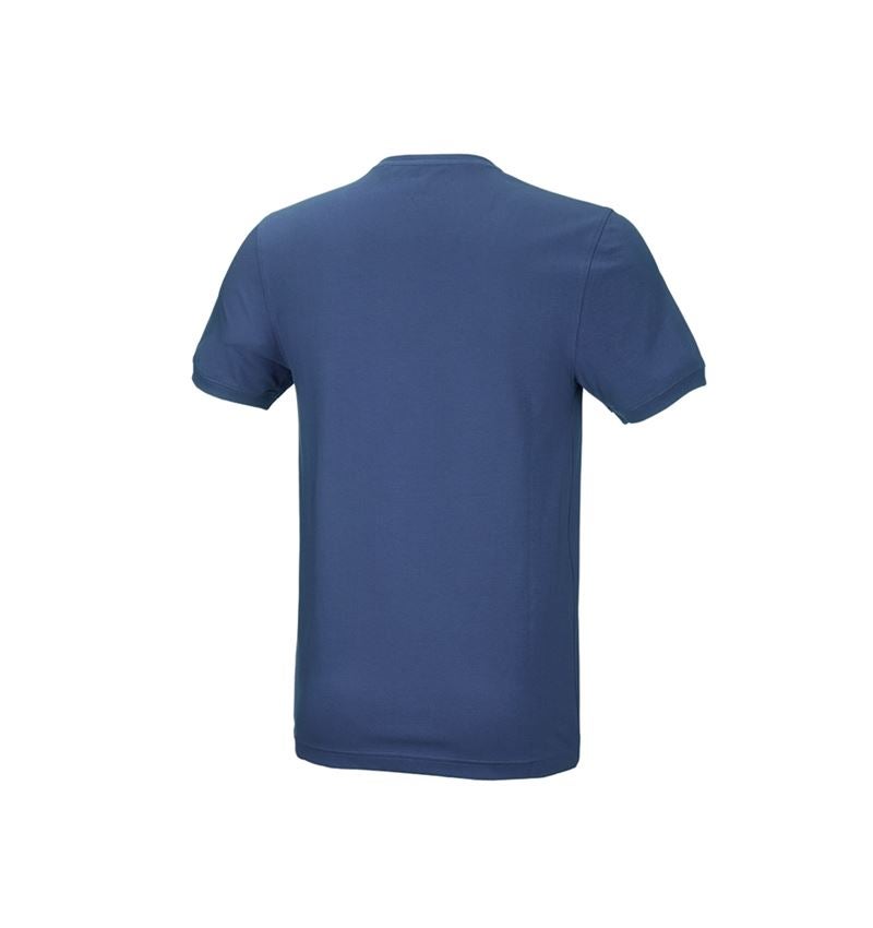 Pólók és egyebek: e.s. póló cotton stretch, slim fit + kobalt 3