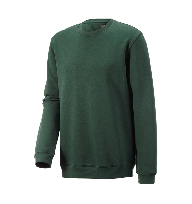 Pólók és egyebek: e.s. melegítőfelső poly cotton, long fit + zöld 3