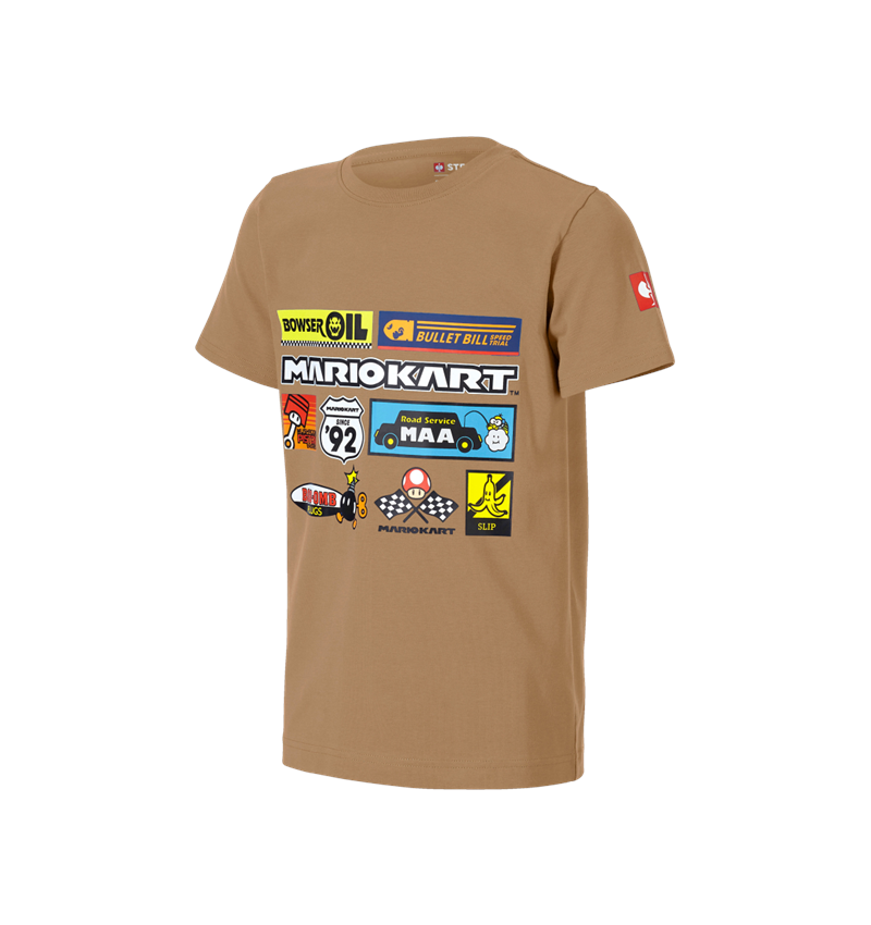 Együttműködések: Mario Kart póló, gyermek + mandulabarna