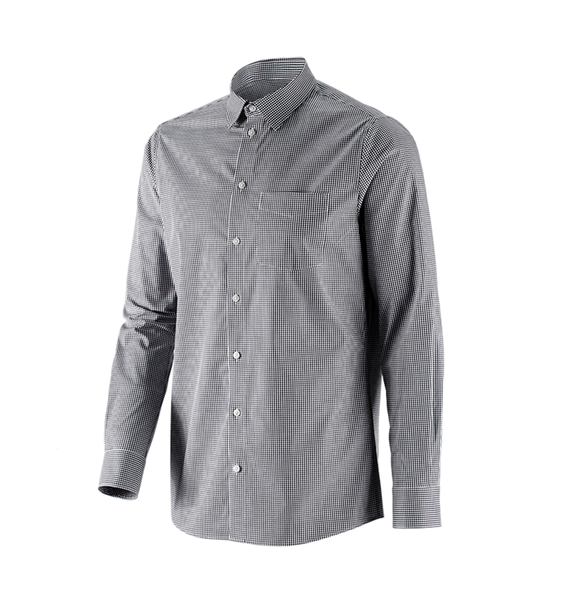 Pólók és egyebek: e.s. üzleti ing cotton stretch, regular fit + fekete kockás 4