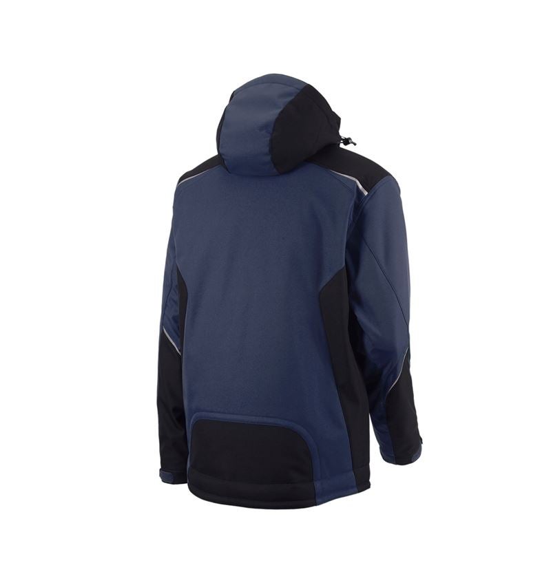 Dzsekik: Softshell dzseki e.s.motion + sötétkék/fekete 3