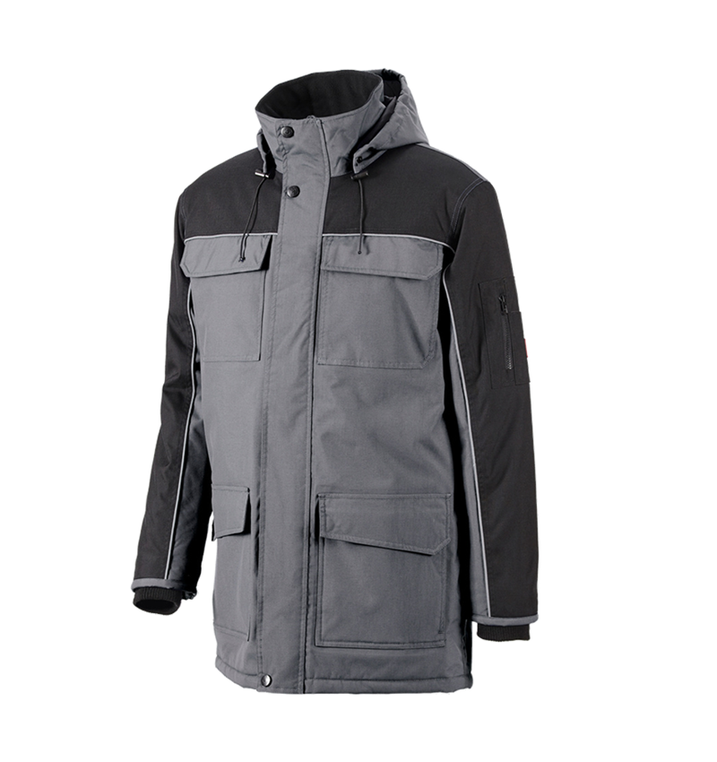 Dzsekik: Parka e.s.image + szürke/fekete 2