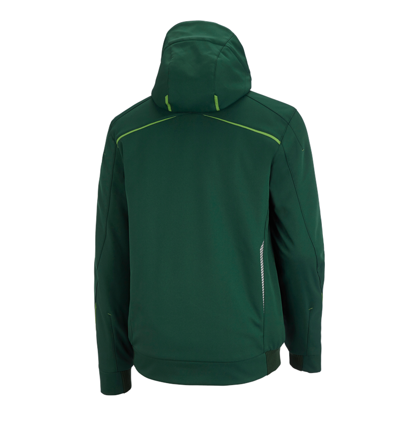 Dzsekik: Téli softshell dzseki e.s.motion 2020, férfi + zöld/tengerzöld 6