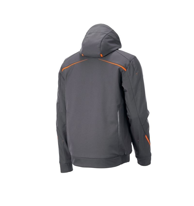 Dzsekik: Téli softshell dzseki e.s.motion 2020, férfi + antracit/láthatósági narancs 7