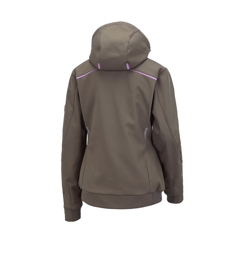 Dzsekik: Téli softshell dzseki e.s.motion 2020, női + kő/levendula 3