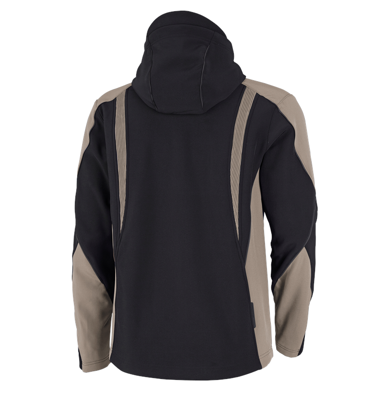 Dzsekik: Softshell dzseki e.s.vision + fekete/agyag 5