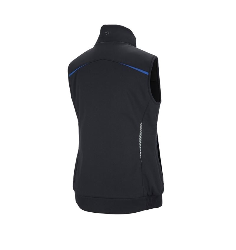 Mellények: Téli softshell mellény e.s.motion 2020, női + grafit/enciánkék 6