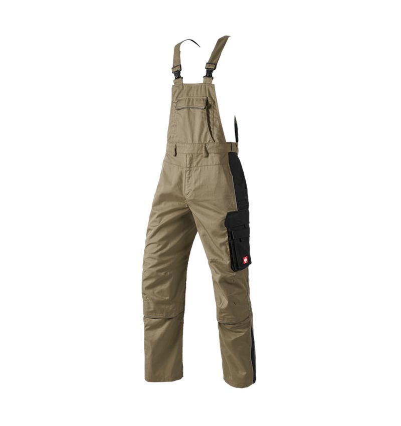 Nadrágok: Kantáros nadrág e.s.active + khaki/fekete