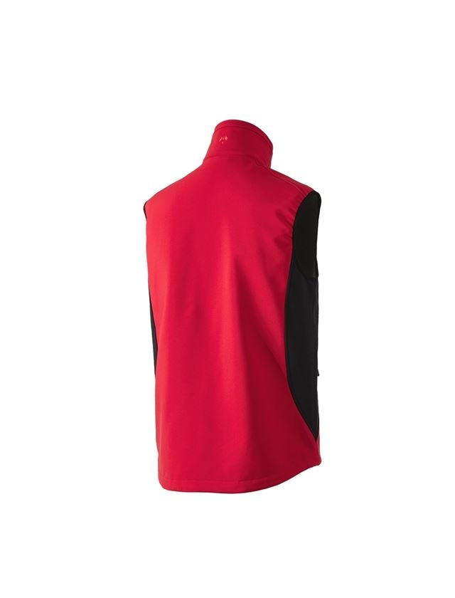 Mellények: Softshell mellény dryplexx® softlight + piros/fekete 3