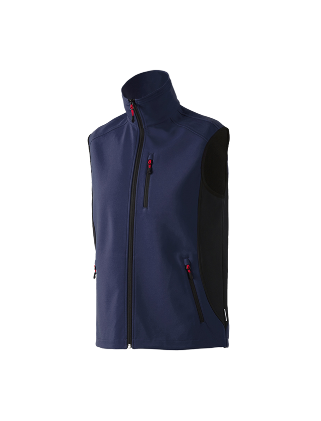 Mellények: Softshell mellény dryplexx® softlight + sötétkék/fekete