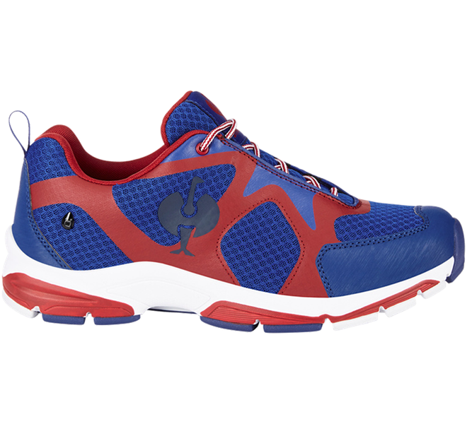 Hauptansicht, O2, O2 Berufsschuhe e.s. Thebe II, kornblau/feuerrot/weiß