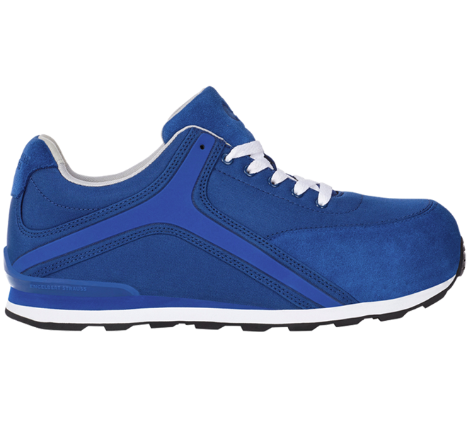 Hauptansicht, Safety Trainers, e.s. S1P Sicherheitshalbschuhe Sutur, kornblau
