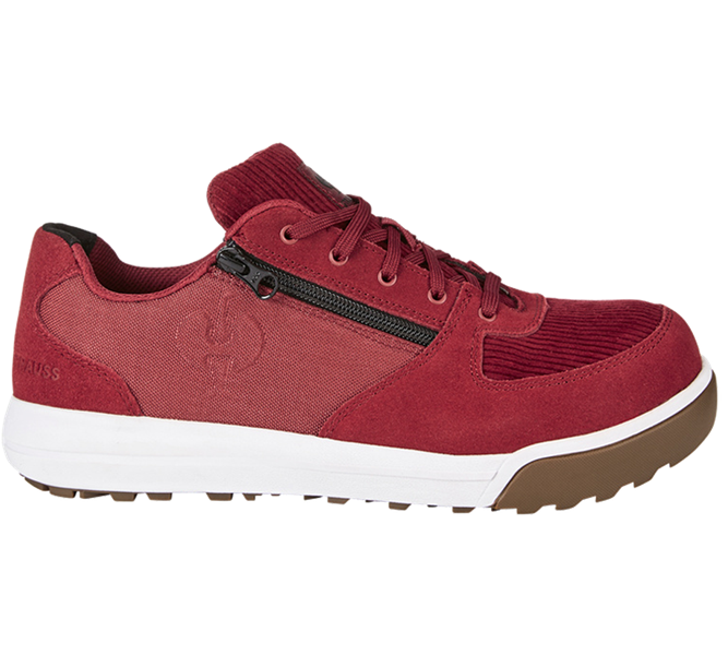 Vista principale, S1, S1 scarpe basse antinfort. e.s. Janus II low, rosso velluto