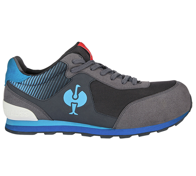 Vista principale, Safety Trainers, S1 scarpe basse antinfortunistiche e.s. Sirius II, grafite/blu genziana
