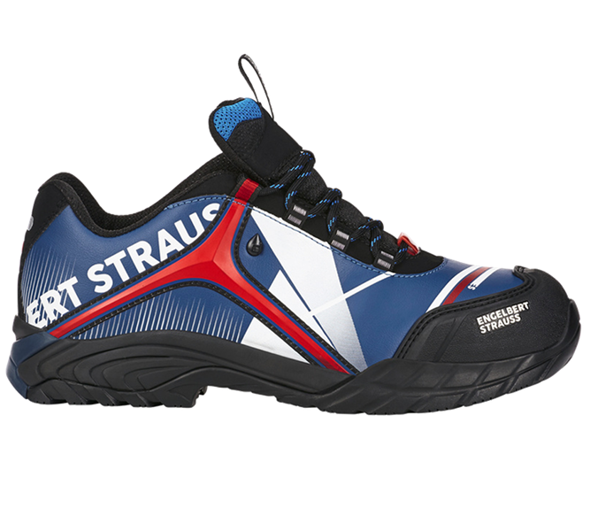 Vista principale, S3, e.s. S3 scarpe basse antinfortunistiche Turais, blu reale/rosso