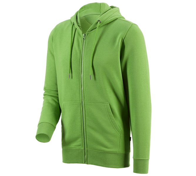 Hauptansicht, Basics, e.s. Hoody-Sweatjacke poly cotton, seegrün