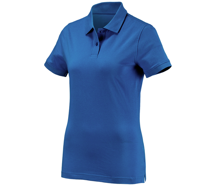 Hauptansicht, Shirts & Co., e.s. Polo-Shirt cotton, Damen, enzianblau