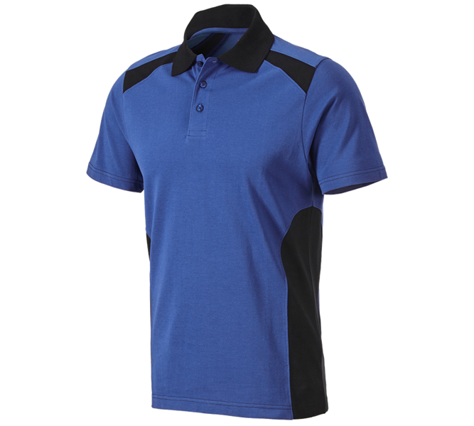 Hauptansicht, Bekleidung, Polo-Shirt cotton e.s.active, kornblau/schwarz