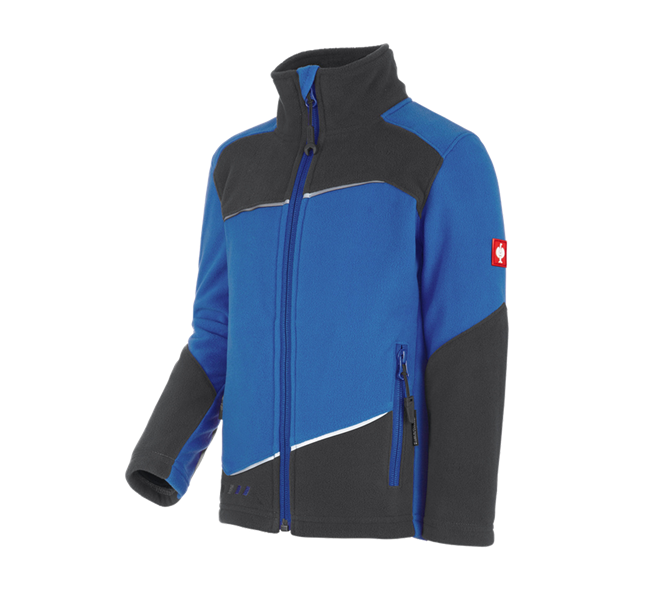 Vista principale, Giacche in pile| maglia, Giacca in pile e.s.motion 2020, bambino, blu genziana/grafite