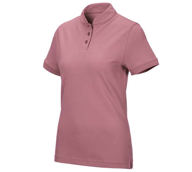 Hauptansicht, Shirts & Co., e.s. Polo-Shirt cotton Mandarin, Damen, altrosa